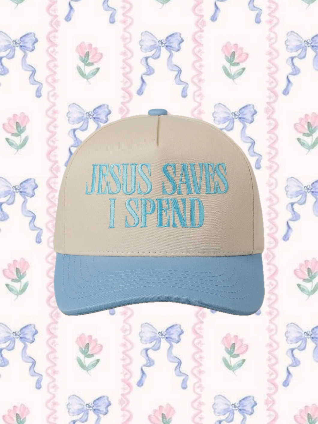 Jesus Saves I Spend Hat