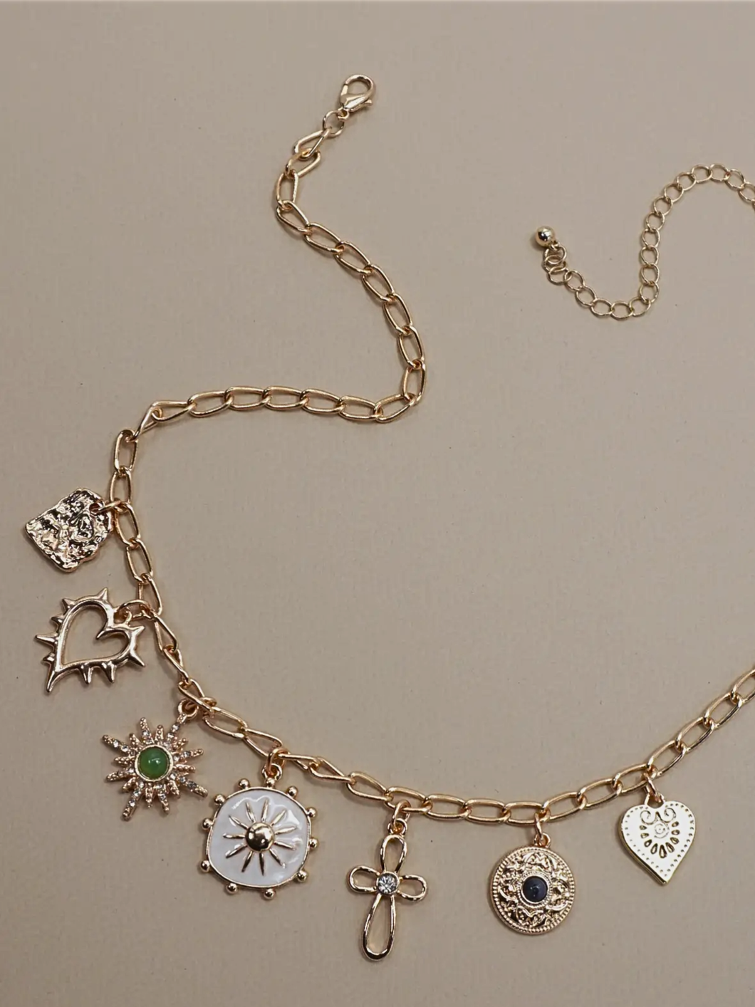 Gold Charm Necklace