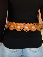 Faux Leather Heart Belt