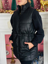 Vegan Leather Zip Up Vest