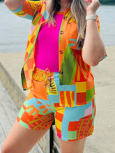 Banana Print Shorts