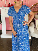 Blue Floral Dress