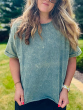 Jade Acid Wash T-Shirt