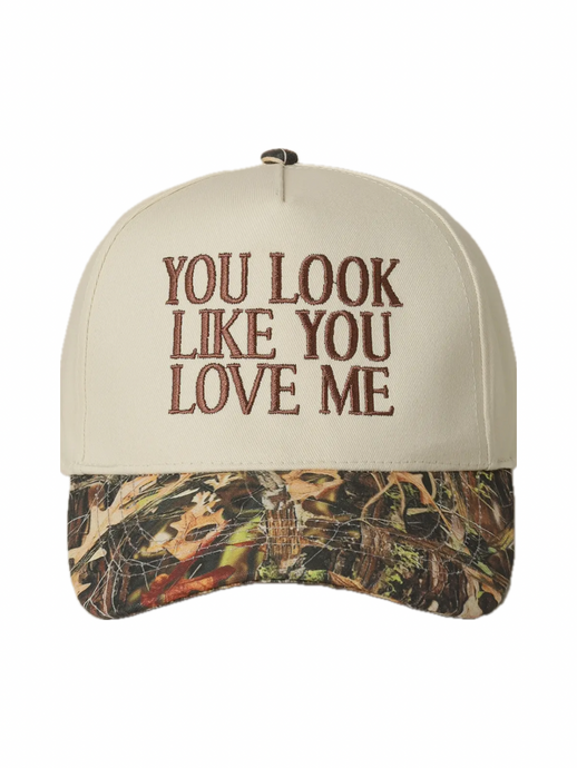 You Look Like You Love Me Dark Camo Hat