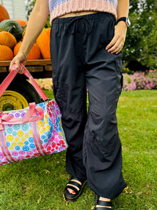Black Cargo Pants