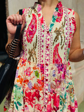 Floral Tassel Beaded Dress