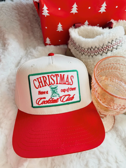 Christmas Cocktail Club Trucker Hat
