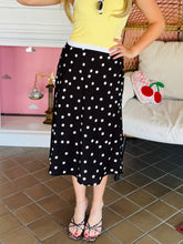 Dark Espresso Brown Polka Dot Skirt