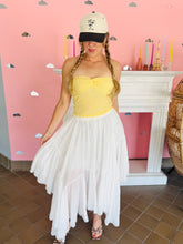 White Asymmetrical Skirt