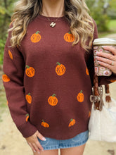 Brown Pumpkin Sweater