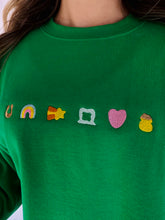 Embroidered Lucky Charms Crewneck Sweatshirt