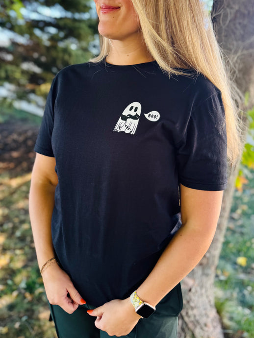 Ghost with Kitty T-Shirt