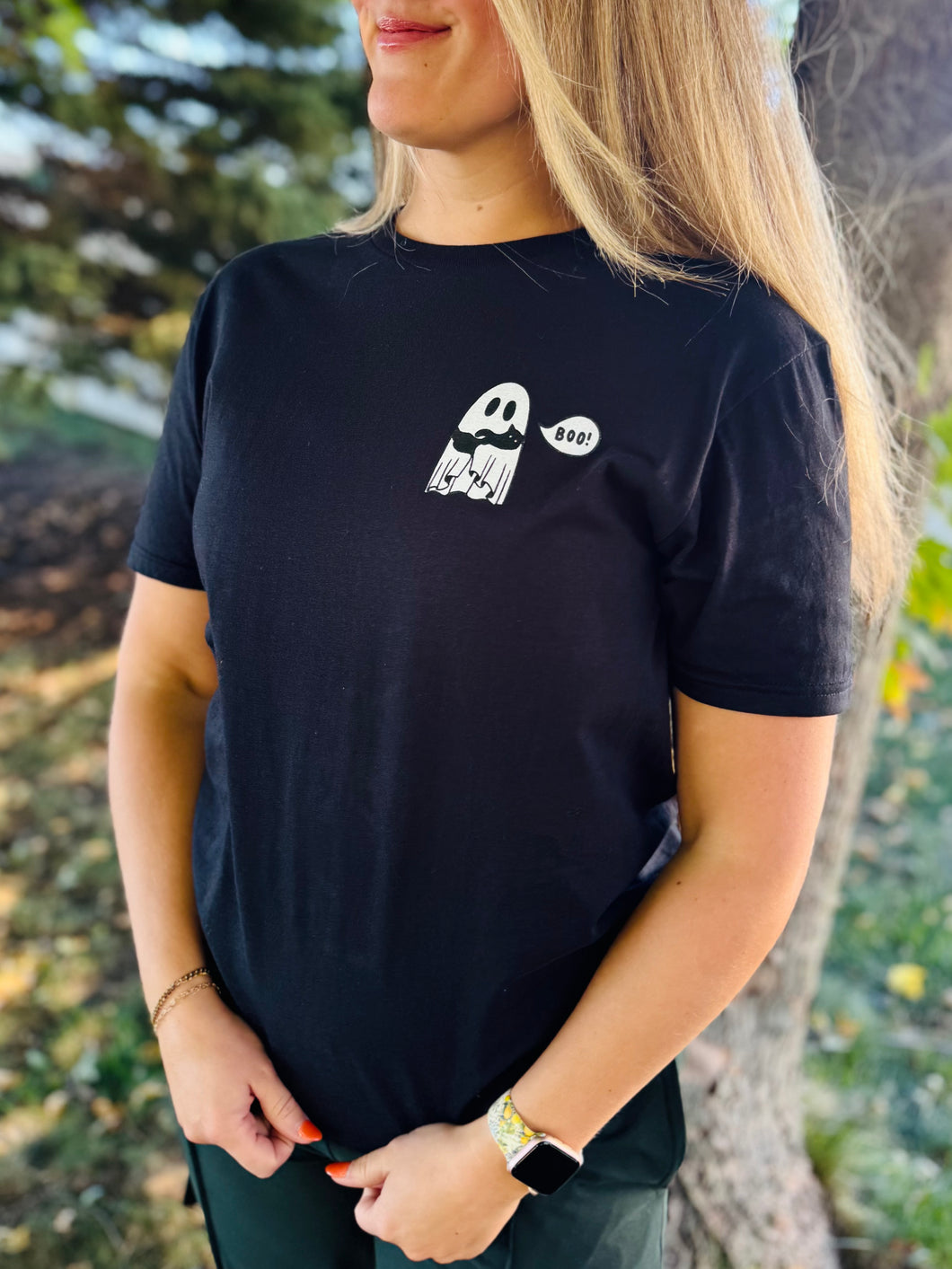 Ghost with Kitty T-Shirt