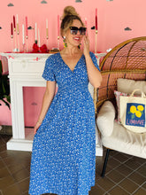 Blue Floral Dress