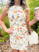 Fall Pumpkin Denim Dress