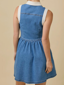 Denim Collared Dress