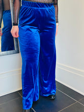 Blue Velvet Pants