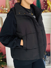 Black Puffer Vest