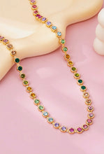 Rainbow Gemstone Necklace