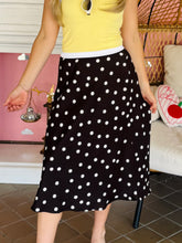 Dark Espresso Brown Polka Dot Skirt