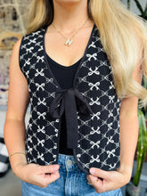 Bow Quilted Vest