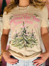 Tan Christmas Tree Farm Tee