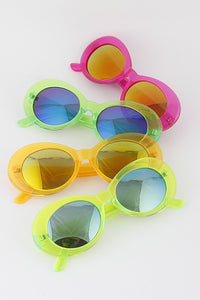 Bright Oval Sunglasses