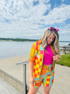 Banana Print Top