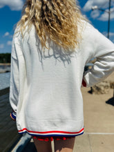 Red, White, & Blue Cardigan