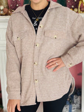 Soft Brown Waffle Shacket