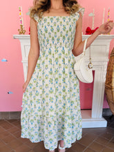 Tile Floral Maxi Dress