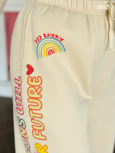 Colorful Graphic Jogger Sweatpants