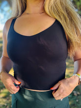 Black Athletic Tank Top