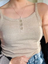 Butter Soft Tan Cropped Tank Top
