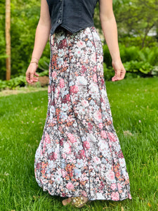 Whimsical Floral Maxi Skirt
