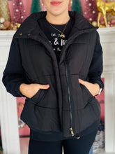 Black Puffer Vest