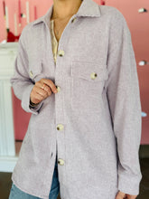 Soft Oversized Lavender Shacket