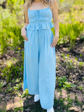 Baby Blue Wide Leg Pants