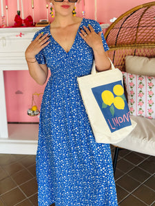 Blue Floral Dress