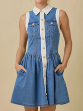 Denim Collared Dress