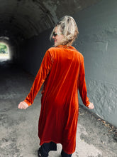 Rust Velvet Duster