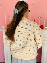 Floral Print Quilted Jacket