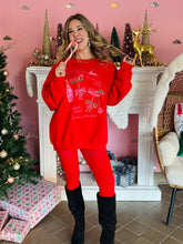 Red Christmas Please Crewneck