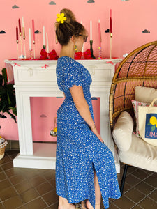 Blue Floral Dress