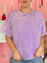 Lavender Acid Wash T-Shirt