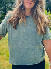 Jade Acid Wash T-Shirt