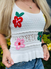 Colorful Floral Embroidered Top