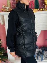 Vegan Leather Zip Up Vest