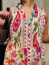 Floral Tassel Beaded Dress