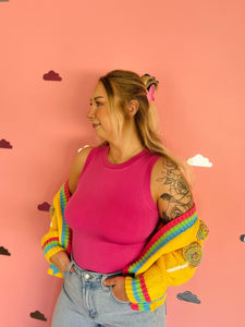 Pink Stretchy Tank